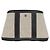 Hermès HERMES Garden Party Tasche Canvas Grau Silber Auth 147267SM Braun - Ansicht 2