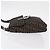 Borsa a spalla Mamma Baguette in tela Zucca FENDI nera e marrone Auth ka126 Nero - vista 4