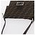 Borsa a spalla Mamma Baguette in tela Zucca FENDI nera e marrone Auth ka126 Nero - vista 6
