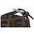 Borsa a spalla Mamma Baguette in tela Zucca FENDI nera e marrone Auth ka126 Nero - vista 9