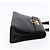 Borsa a mano Gancini in pelle Salvatore Ferragamo oro nero Auth 150953 - vista 4