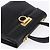 Borsa a mano Gancini in pelle Salvatore Ferragamo oro nero Auth 150953 - vista 6