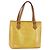 LOUIS VUITTON Handtasche Monogram Vernis Houston Limone Gelb M91055 LV Auth gh1192 Golden
