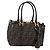 FENDI Zucca Canvas Handtasche 2-Wege Schwarz Braun Auth 150808