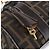 FENDI Zucca Canvas Handtasche 2-Wege Schwarz Braun Auth 150808 - Ansicht 10