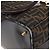 FENDI Zucca Canvas Handtasche 2-Wege Schwarz Braun Auth 150808 - Ansicht 17