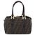 FENDI Zucca Canvas Handtasche 2-Wege Schwarz Braun Auth 150808 - Ansicht 2