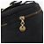 Borsa a spalla Vala in nylon nero e oro Auth 150876 di Salvatore Ferragamo D'oro - vista 18
