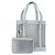 Borsa a mano in rete GUCCI in nylon azzurro chiaro argento Auth mr1557 Blu chiaro