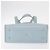 Borsa a mano in rete GUCCI in nylon azzurro chiaro argento Auth mr1557 Blu chiaro - vista 10