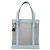 Borsa a mano in rete GUCCI in nylon azzurro chiaro argento Auth mr1557 Blu chiaro - vista 2