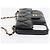 Capa para iPhone 13 Pro Max CHANEL Matelasse Chain em pele de cordeiro preta CC Auth BA8062 Preto Dourado - vista 4