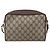 Borsa Sherry Line GG Supreme Web di GUCCI in PVC beige e oro 56 02 087 Auth BA7251 D'oro - vista 3