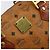 Borsa Boston MCM Logogram Vicetos in pelle PVC marrone e oro Auth gh1075 D'oro - vista 14