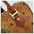 Borsa Boston MCM Logogram Vicetos in pelle PVC marrone e oro Auth gh1075 D'oro - vista 15