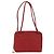 CHANEL Borsa a Spalla V Stitch in Pelle di Agnello Rossa Oro CC Auth bs30476 Rosso D'oro