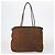 Borsa Tote PRADA in nylon scamosciato 5Set marrone khaki beige Auth bs30294 Cachi - vista 12