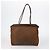 Borsa Tote PRADA in nylon scamosciato 5Set marrone khaki beige Auth bs30294 Cachi - vista 13