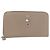 FENDI Langer Geldbeutel Leder Beige Gold Auth am9610 Golden