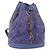 Zaino in pelle scamosciata Gucci Bamboo blu oro 003 2855 0043 0 Auth BA7788