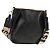 Autre Marque Bolso de Hombro Stella MacCartney de poliéster Negro Dorado 700073 Auth bs30828