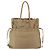 Borsa Tote PRADA in nylon e pelle beige oro Auth ep11896 D'oro - vista 2