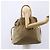 Borsa Tote PRADA in nylon e pelle beige oro Auth ep11896 D'oro - vista 22