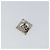 LOUIS VUITTON Gemelli Stratos Cuffs metallo Argento M68252 Auth BA7567 - vista 8