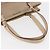 Borsa a mano Gancini in nylon beige e argento di Salvatore Ferragamo Auth ep11986 - vista 7