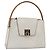 Céline Borsa Boston in tela Macadam CELINE in pelle PVC bianca e oro Auth 151042 Bianco D'oro