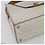 Céline Borsa Boston in tela Macadam CELINE in pelle PVC bianca e oro Auth 151042 Bianco D'oro - vista 14