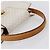 Céline Borsa Boston in tela Macadam CELINE in pelle PVC bianca e oro Auth 151042 Bianco D'oro - vista 7
