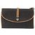 Sac à bandoulière en toile nid d'abeille PVC noir et or Christian Dior Auth 147083 Doré - vue 13