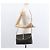Sac à bandoulière en toile nid d'abeille PVC noir et or Christian Dior Auth 147083 Doré - vue 23