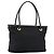 Céline Bolso Tote CELINE de nylon y cuero negro dorado Auth ep11537