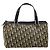 Borsa Boston in tela Trotter Christian Dior blu Auth bs30562 Blu navy - vista 13