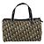 Borsa Boston in tela Trotter Christian Dior blu Auth bs30562 Blu navy - vista 2