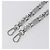 LOUIS VUITTON Cintura a Spalla in Catena Metal 23,6"" Argento LV Auth 150792 - vista 7