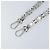 LOUIS VUITTON Chain Shoulder Strap metal 22"" Silver LV Auth 150794 Silvery - view 7