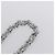 LOUIS VUITTON Cintura a Spalla in Catena Metal 23,6"" Argento LV Auth 150638 - vista 5