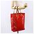 LOUIS VUITTON Monogram Vernis Reade MM Bolso de Mano Rojo M91086 LV Auth 150501 Roja - vista 21