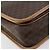 Céline Borsa a Spalla in Tela Macadam CELINE PVC Marrone Oro Auth ep11596 D'oro - vista 14
