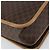 Céline Borsa a Spalla in Tela Macadam CELINE PVC Marrone Oro Auth ep11596 D'oro - vista 16
