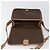 Céline Borsa a Spalla in Tela Macadam CELINE PVC Marrone Oro Auth ep11596 D'oro - vista 18