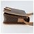Céline Borsa a Spalla in Tela Macadam CELINE PVC Marrone Oro Auth ep11596 D'oro - vista 3