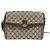 Borsa Sherry Line GG Supreme Web di GUCCI in PVC beige e oro 904 02 084 Auth 150380 D'oro - vista 13