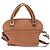 Chloé Bolsa de Mão Chloe Angie em Couro 2 em 1 Marrom Dourado Auth 150382 - vista 2