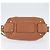 Chloé Bolsa de Mão Chloe Angie em Couro 2 em 1 Marrom Dourado Auth 150382 - vista 5