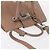 Borsa a mano in pelle Jimmy Choo 2 in 1 Rosa Argento Auth bs30826 - vista 7