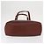 Salvatore Ferragamo Tote Bag Leather Embossed Brown Gold Auth 152061 - view 5